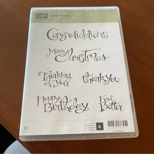 Stampin’ Up! Sassy Salutations Rubber Stamp Set
